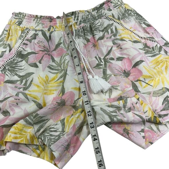 Briggs Linen Blend Floral Shorts, M - Picture 9 of 10